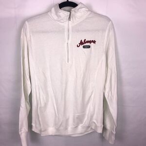 Camp David Arkansas Half Zip White Pullover Sweater Mens Size Medium